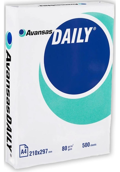 Düvenci Toptan Avansas Daily A4 Fotokopi Kağıdı 80 G. 500 Sayfa A4