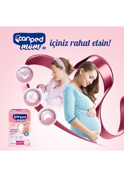 Mom Lohusa Külodu - Külot Bez S - Small - Küçük / M - Medium - Orta İç Adet 10 Tekli Pk Diğer