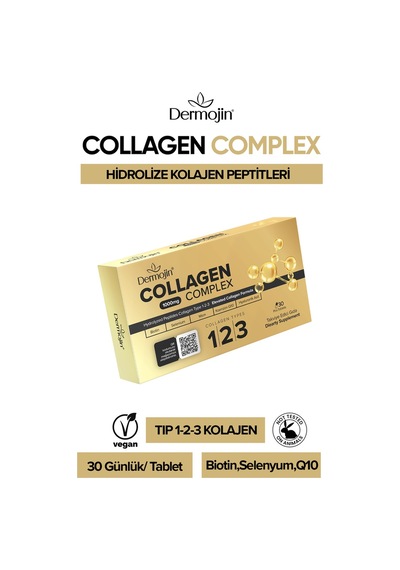 Dermojin 1000 MG Tip I-II-III Collagen Complex 60 Tablet