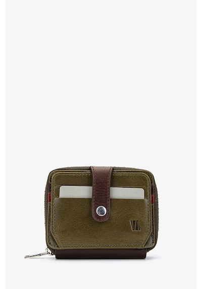 Valmenti Unisex Hakiki Deri Cüzdan Cuzdan 301 Seth Cuzdan Y24 Yesıl Ck Yesil Yeşil