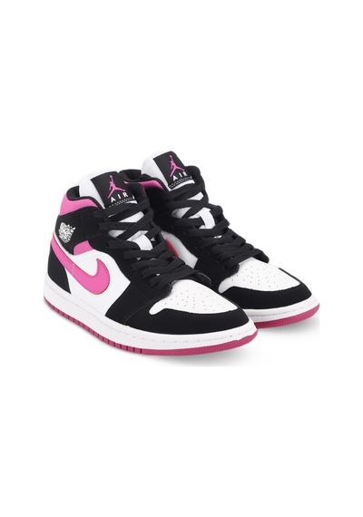 Nike AIR JORDAN 1 MID Kadın  Siyah / Pembe Sneaker