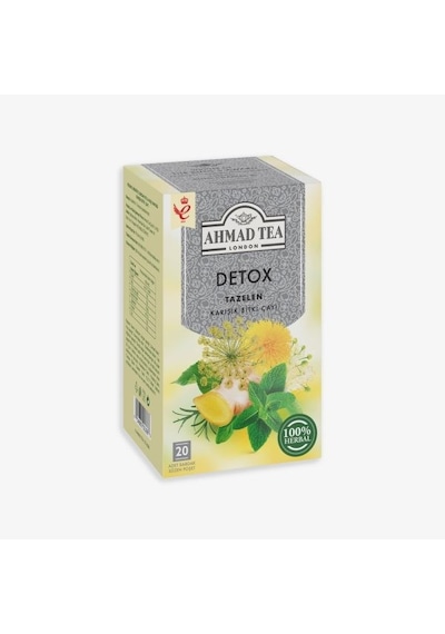Ahmad Tea Detox Tea 20 Li Poşet Çay