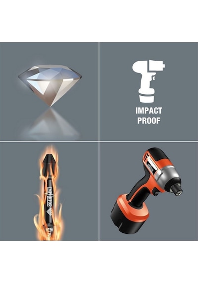 Wera Bit-Check 6 PH Impaktor 1 yıldız bits seti 05057691001
