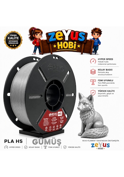 Generic Pla Hs Hyper Speed Filament Gümüş 1.75 Mm 1000 Gr
