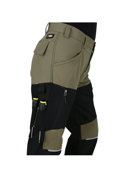 Safety Jogger Oak Haki Çok Cepli Taktik İş Pantolonu Haki