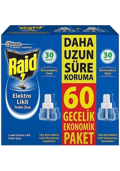 60 Gece Elektro Likit Yedek 1 Adet