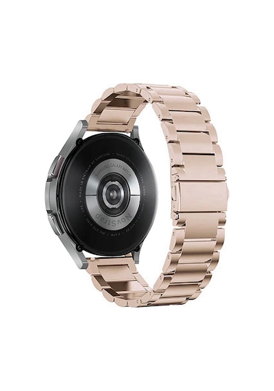 Samsung Galaxy Watch 4 5 Pro 6 Seri 40 42 43 44 45 46 47 Mm Uyumlu Kordon 20mm Çelik Metal