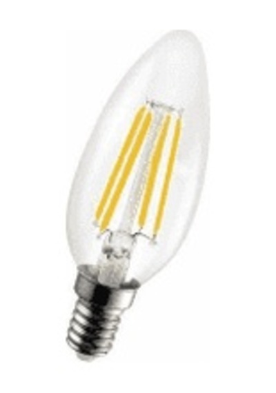 Ecolite 5'li Paket 4w Rustik Led Buji Ampul Gün Işığı sarı Işık