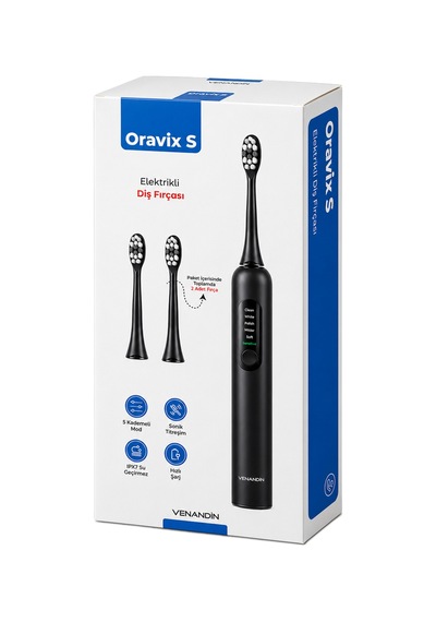 Sz-2510 Oravix S Şarjlı Elektrikli Diş Fırçası 1200 Mah, Type-c, Ipx7, Yumuşak Başlık