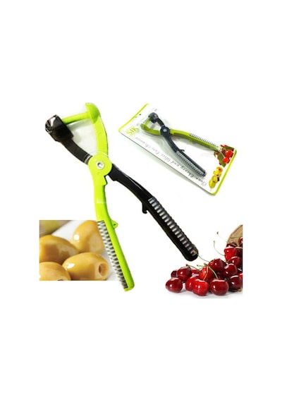 Vişne Çekirdek Çıkarıcı Zeytin  Vişne Çekirdek Çıkarma Aparatı Yeşil-Siyah
