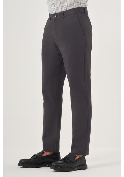 Morven Erkek Gri Chino Dynamic Fit Kışlık Pantolon 25ks003005100 Gri