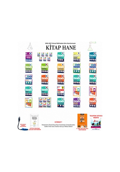 Fenomen 8. Sınıf Premium Tüm Dersler 180 25 Kitap Seti