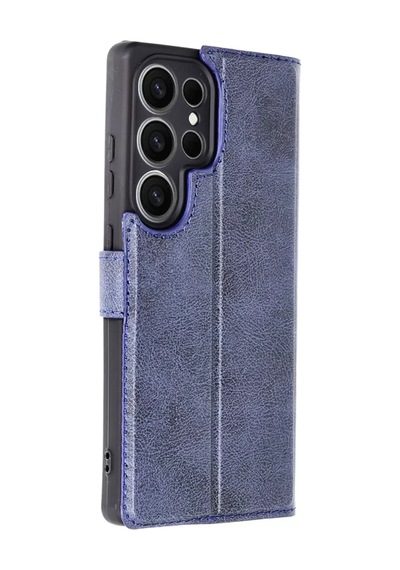 Newface Samsung Galaxy S25 Ultra Kılıf Trend S Plus Kapaklı Kılıf - Lacivert