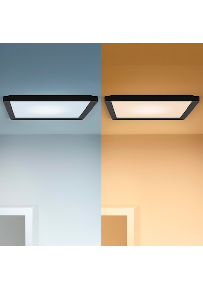 Wiz Siyah Akıllı Sıva Üstü Rgb Kare Panel Tavan Armatürü 17w Renkli