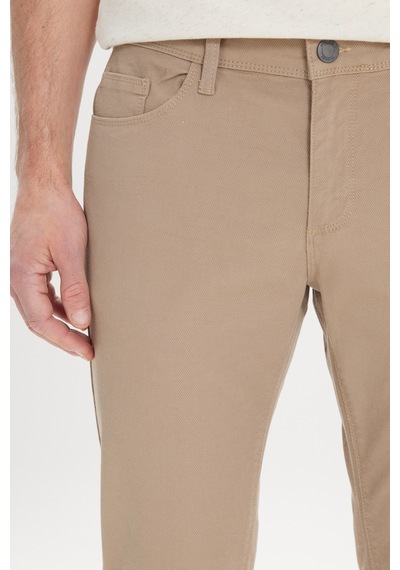AC&Co / Altınyıldız Classics Erkek Bej Slim Fit Dar Kesim 5 Cep Armürlü Esnek Pantolon Bej AC&Co / Altınyıldız Classics Erkek Bej Slim Fit Dar Kesim 5 Cep Armürlü Esnek Pantolon Bej
