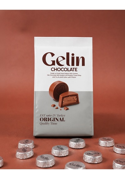 Gelin Fındık Krema Dolgulu Sütlü Çikolata 300g