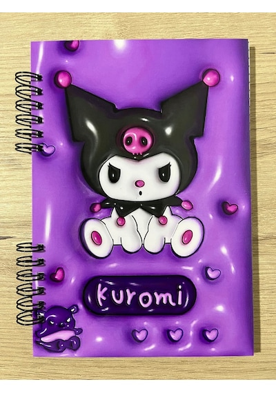 Sanrio Kuromi Defter 50 Sayfa 1 Sayfa Bonus Mat Sticker