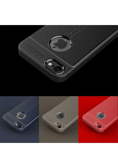 Apple Uyumlu iPhone 5 5S Se Kılıf Deri Tarzı Niss Silikon Case