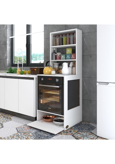 Kenzlife ankastre fırın dolabı hümeyra byz 165*60*56 mutfak kapak