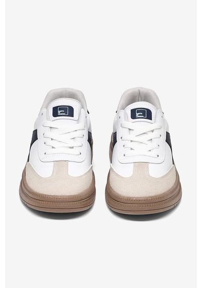 Tonny Black Rahat Kalıp Kauçuk Taban Bağcıklı Sneaker Kadın Beyaz Lacivert Sneaker Tbtyldz005 Beyaz - Lacivert