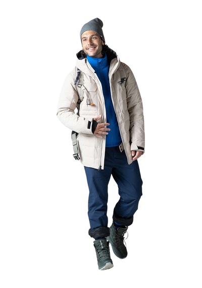 Rossıgnol Rossignol Puffy Parka Erkek Bej Kayak Ceketi 11492 Krem