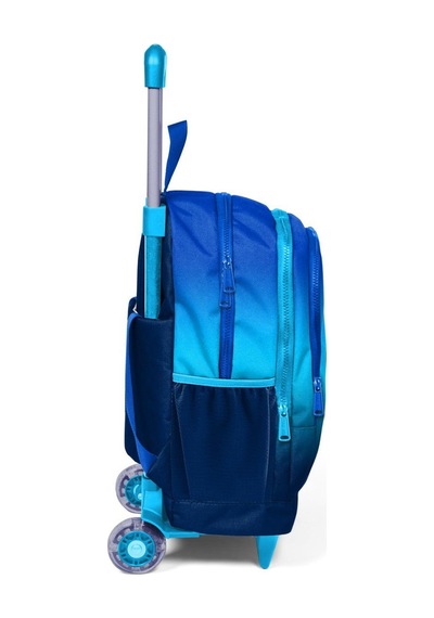 Coral High Kids Lacivert Ve Mavi Üç Bölmeli Çekçekli Okul Sırt Çantası 23945