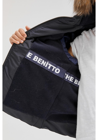 Benitto Kids Benittokids Erkek Çocuk Natürel Kürklü Mont 51289-lacivert Lacivert