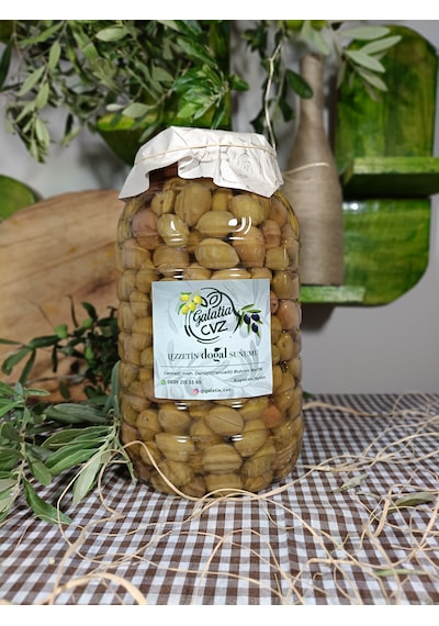 Aydın Yöresi Memecik Cinsi Sofralık Tatlandırılmış Çizik Zeytin 2 Kg