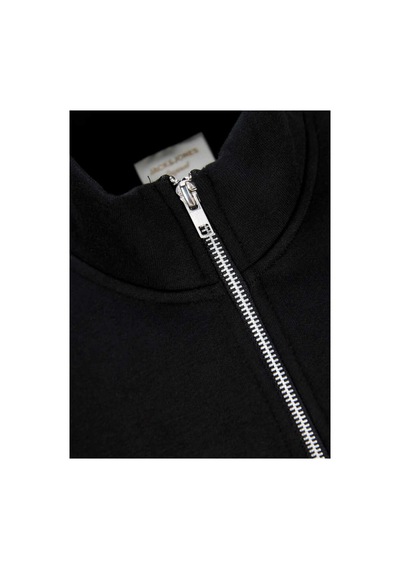 Jack & Jones Erkek Dik Yaka Sweatshirt Siyah