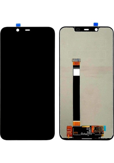 Nokia 7.1 Plus Lcd Ekran Dokunmatik Siyah Çıtasız