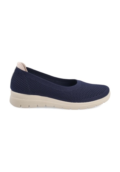 Babet Kadın 27 B39 Kq Fly Flot Cloth Woman Shoe Dark Blue Dark Blue Lacivet