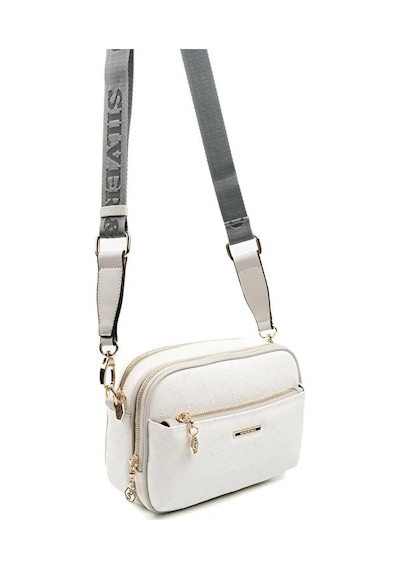 Silver & Polo Silver Polo Kadın Çapraz Çanta Sp1162-m46 Beyaz-açık Gri