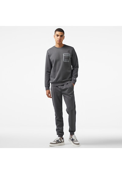 Nautica Erkek Gri Regular Fit Sweatshirt Düz K47021t Gri