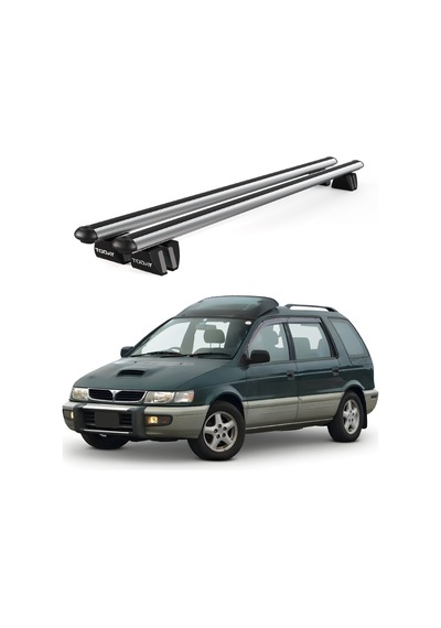 Pençe Mitsubishi Chariot 1997-2003 Uyumlu Gri Ara Atkı Port Bagaj Tavan Barı