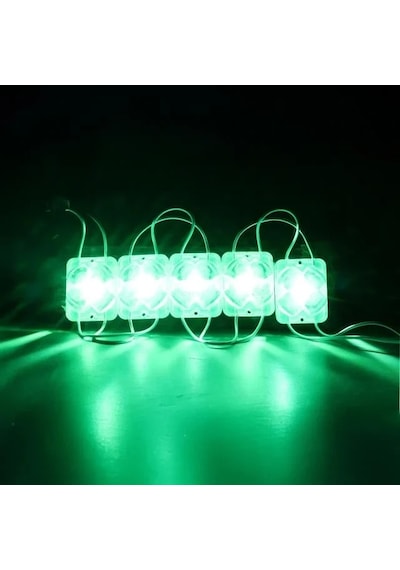 Powermaster Pm-14722 12 Volt 2 Watt Yeşil Sabit 4333-3030 Modül Led 43x33x28mm