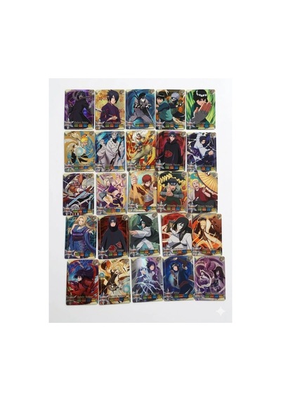 Cantex Tech Anime Naruto Oyun Karti 25 Adet Esnek Kırılmaz Parlak Kart