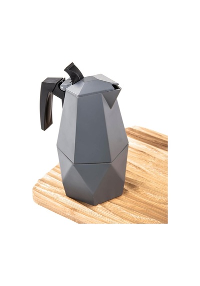 Mukko Home Mokapot -3 Cups Coffeehutt Bigg Coffee Kahve Demleme Kahve Ekipmanı Italyan Filtre Kahve Makinesi,gri