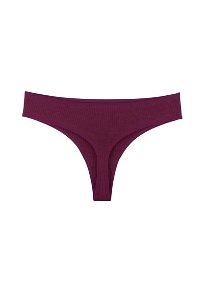 Sensu Kadın Fitilli Brazilian Tanga 7'li Paket Set Karışık
