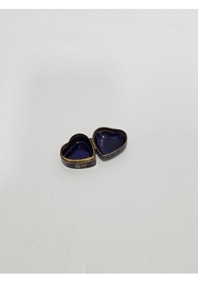 Antika Cloisonne Minyatür Kutu 3,3x3cm 092
