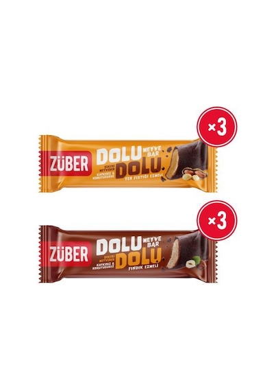 Züber Dolu Dolu Meyve Bar Deneme Paketi 30g X 6 Adet