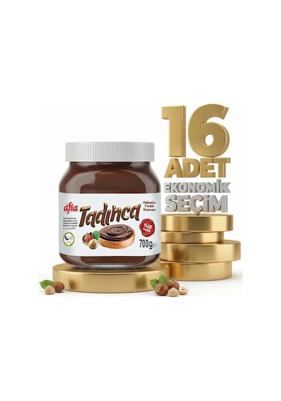 Afia Tadınca Kakaolu Fındık Kreması 16x700 Gr