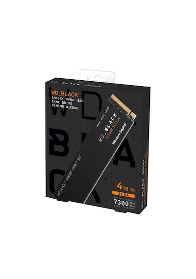 Wd WDS400T2X0E 7300/6600 MB/S 4 TB Black Sn850x Nvme Ssd