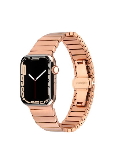 Watch 38mm Kordon Uyumlu Krd-79 Metal Strap Kayış Mkst- Rose Gold
