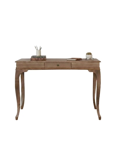 Regnum Fransız Still Ahşap Çalışma Masası 80x125 Açık Ceviz