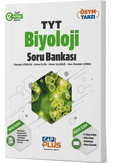 Çap Yayınları 2025 Tyt Biyoloji Plus Soru Bankası