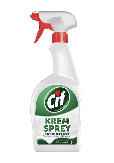 Cif Krem Sprey Temizleyici 750 Ml - Yağ, Kir Ve Kireç Lekelerine Derinlemesine T 3'li Ekonomik Tarı