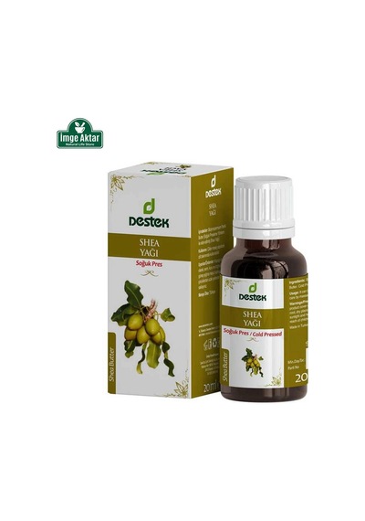 Destek Shea Yağı Karite Yağı - Soğuk Sıkım Doğal Nemlendirici Bakım 20 Ml 20 ML