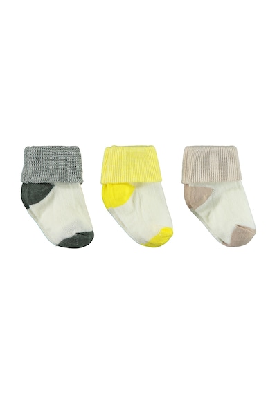 Civil Baby Bebek 3'lü Çorap Set 0-6 Ay Bej D3c49202323s1 Krem