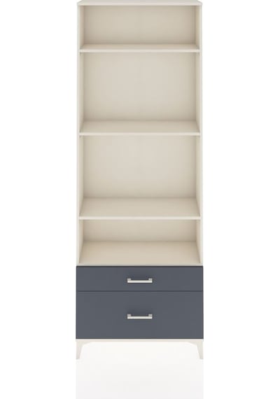 Arges Dolap 4 Raflı 2 Çekmeceli 88x30x243 Aytaşı-antrasit Aytaşı