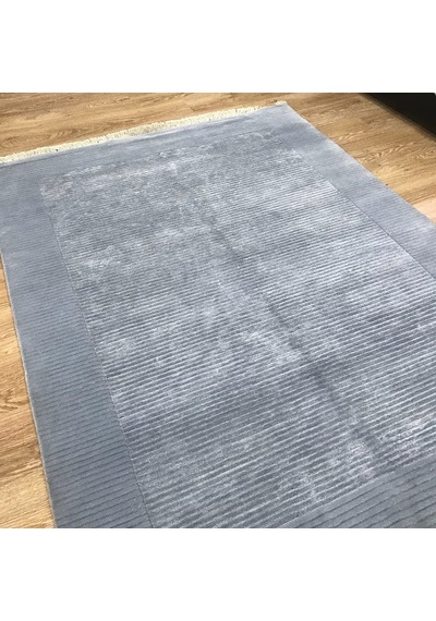 Hoom Rugs 2665 Blue/566 İthal El Dokuma Özel Halı Mavi
